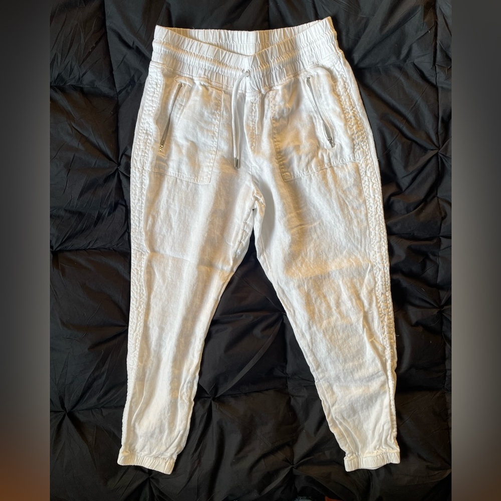 Athleta White Jogger Pants
